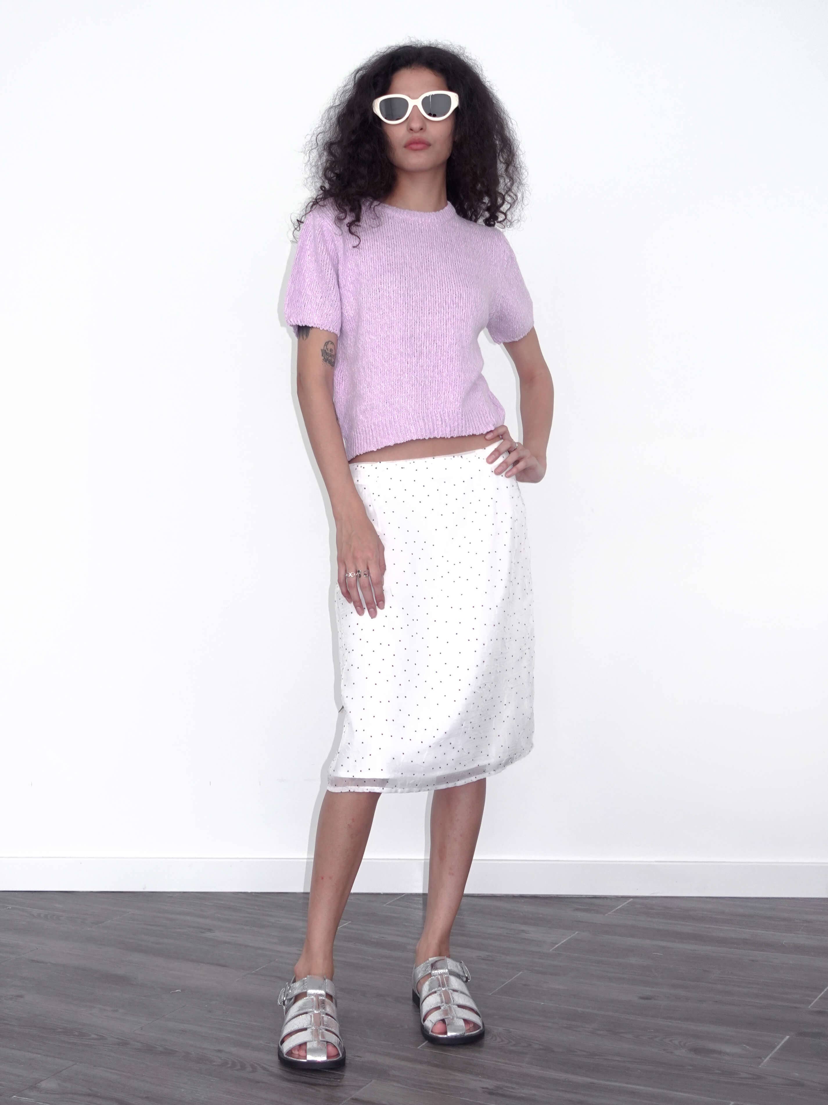 CUBIC – Engroshandel Strikket top - Dame – Rund hals løs strik T-shirt17