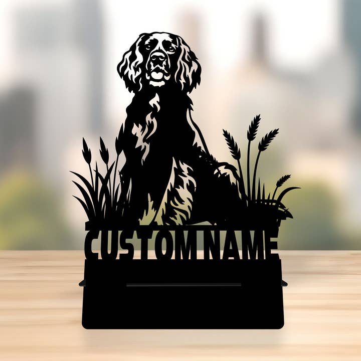 Support de téléphone portable et tablette personnalisé avec Boykin Spaniel pour la vente par Glow Neon