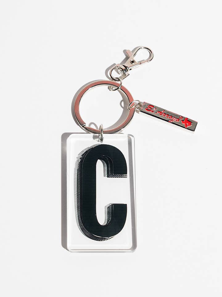 Marquee Letter Keychain - C for wholesale by El Arroyo
