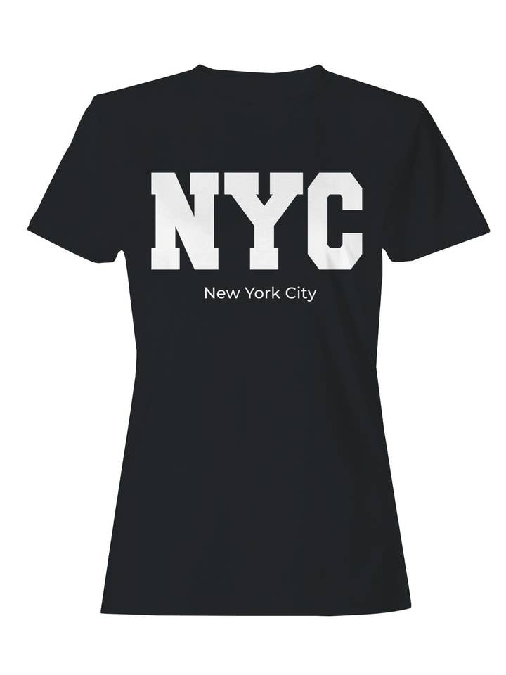 NYC Grafik-Logo Damen T-Shirt für den Großhandel von TShirtGuys.com