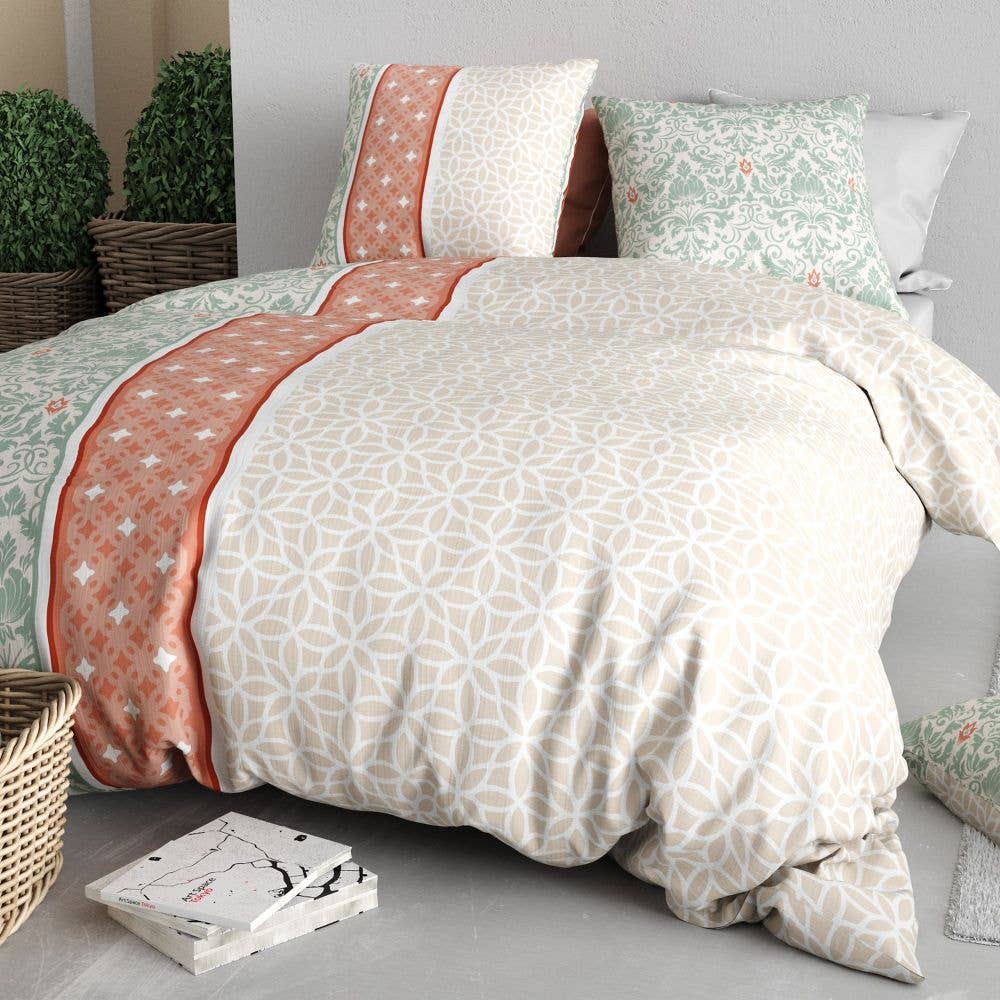 Housse De Rêve - Vente Parure de lit - Parure de lit 220x240 cm Coton 57 fils Sérénité1