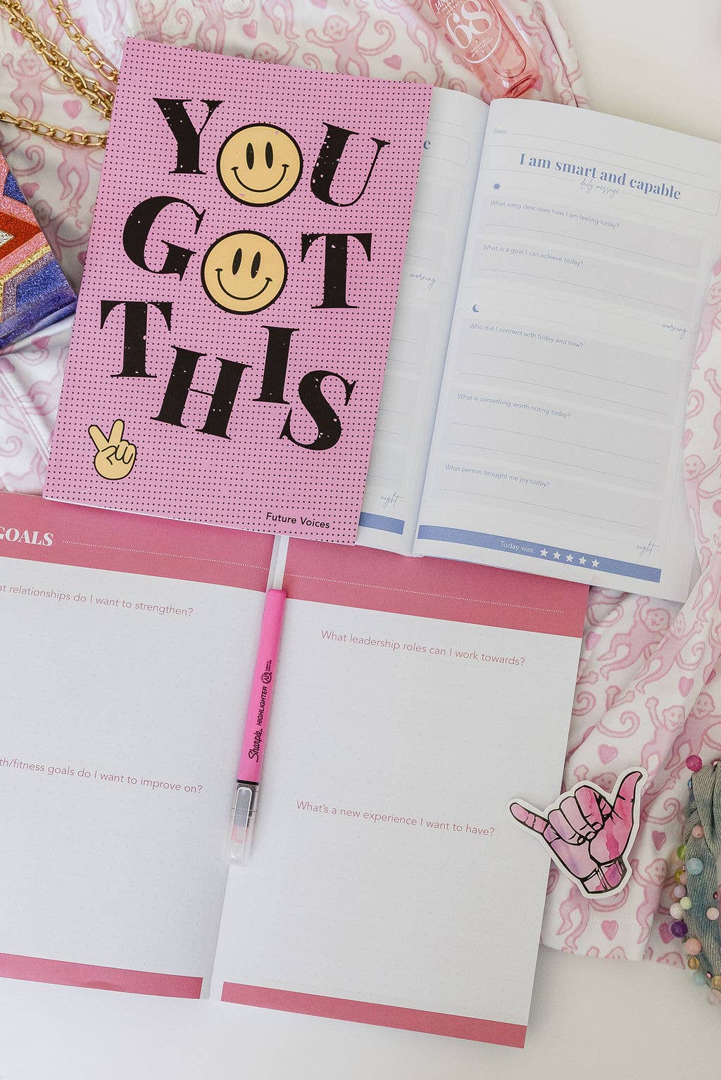 Sunshine & Agape - Vente Journal intime – enfant - Journal de gratitude de la famille Smiley - Collection complète12