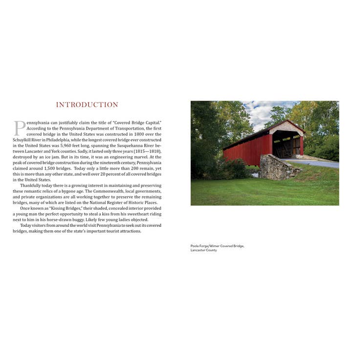 Schiffer Publishing - Wholesale Travel - Pennsylvania's Covered Bridges: A Keepsake1