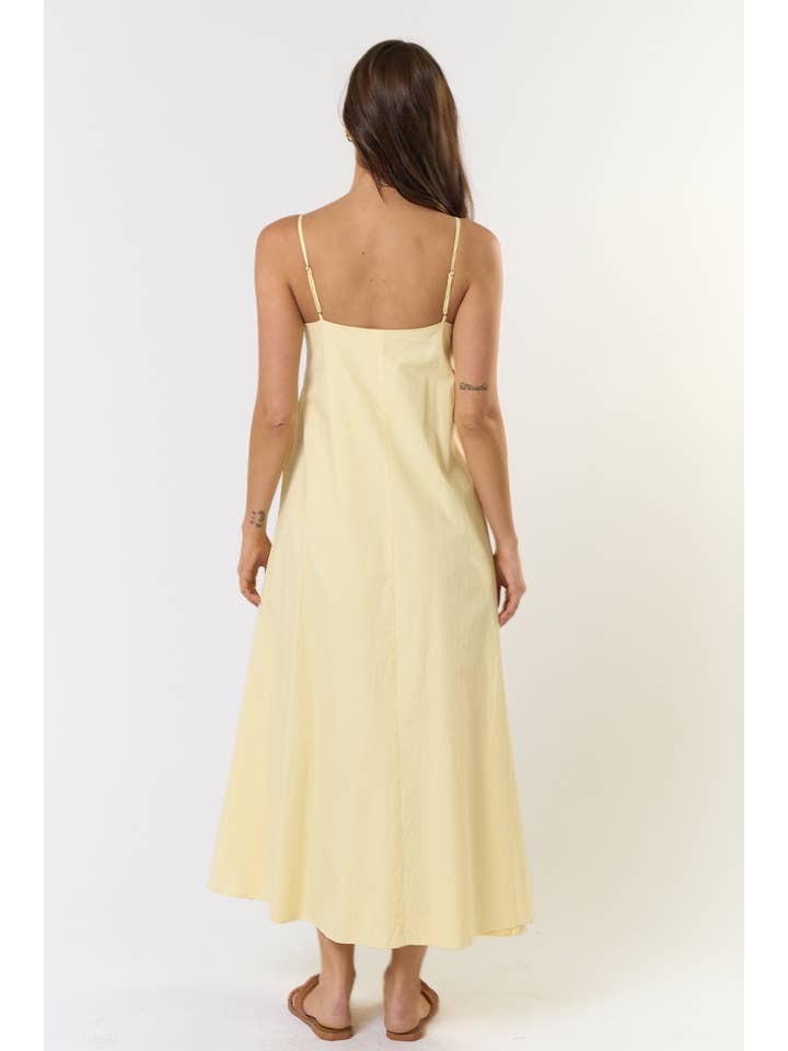 LEMON ILD5289 PLEATED MAXI DRESS for wholesale on Faire
