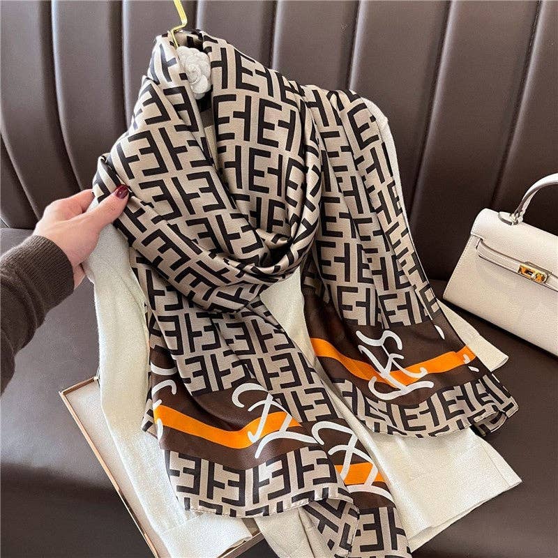 OceanusSwim - Wholesale Scarf - Women's - 2023 Korean Style Silk Scarf Shawl Wrap1