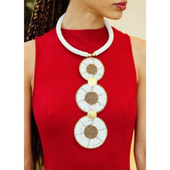 KENDI AMANI - Wholesale Beaded/Pearl Necklace - Mukiri Beaded Necklace