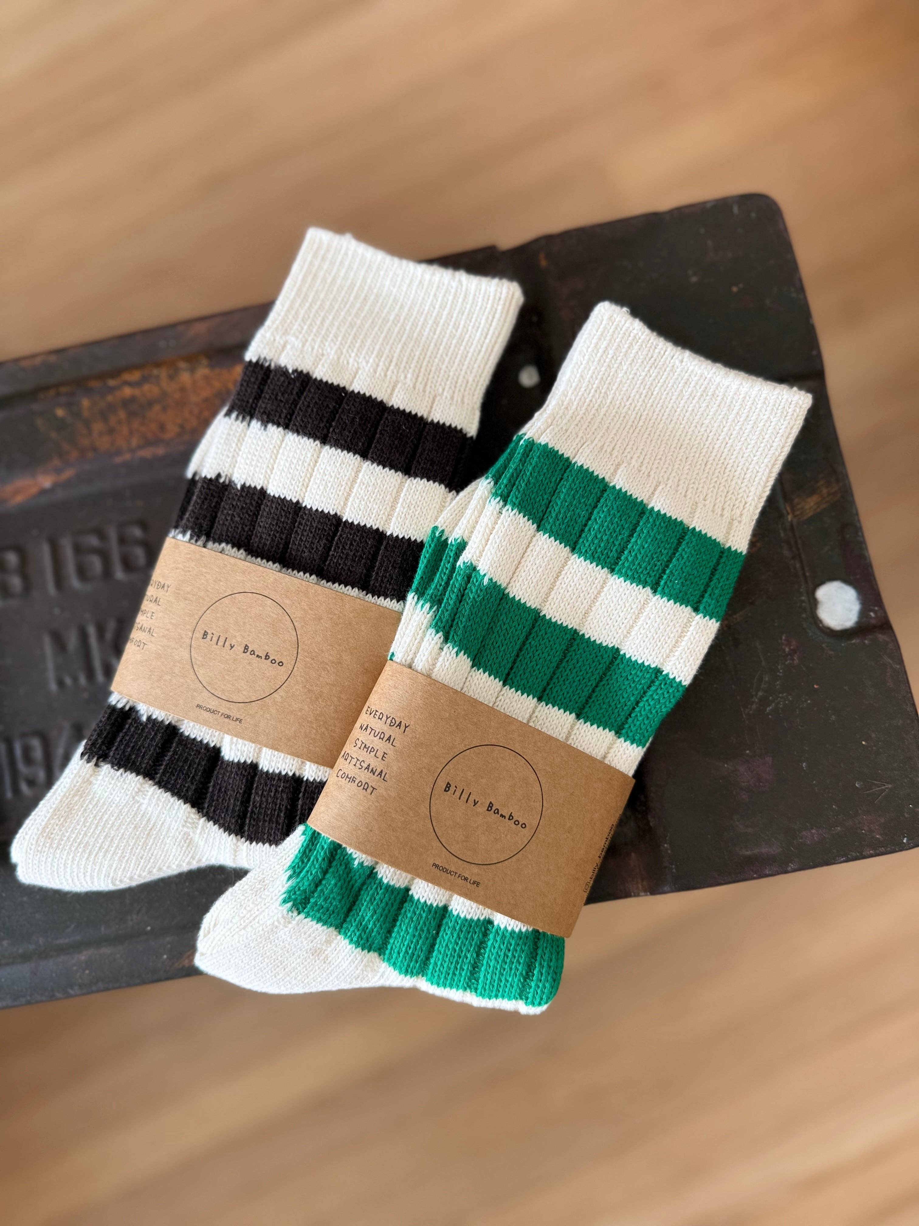 Billy Bamboo – Meias - Unissexo por atacado – MEIAS ALTAS COM RISCA COLORIDA6