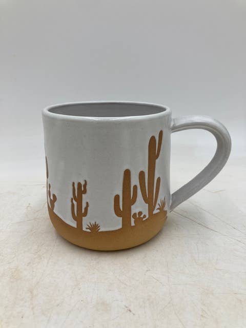 Ruby Farms Pottery - Wholesale Coffee Mug - Catus Clay Mug 0
