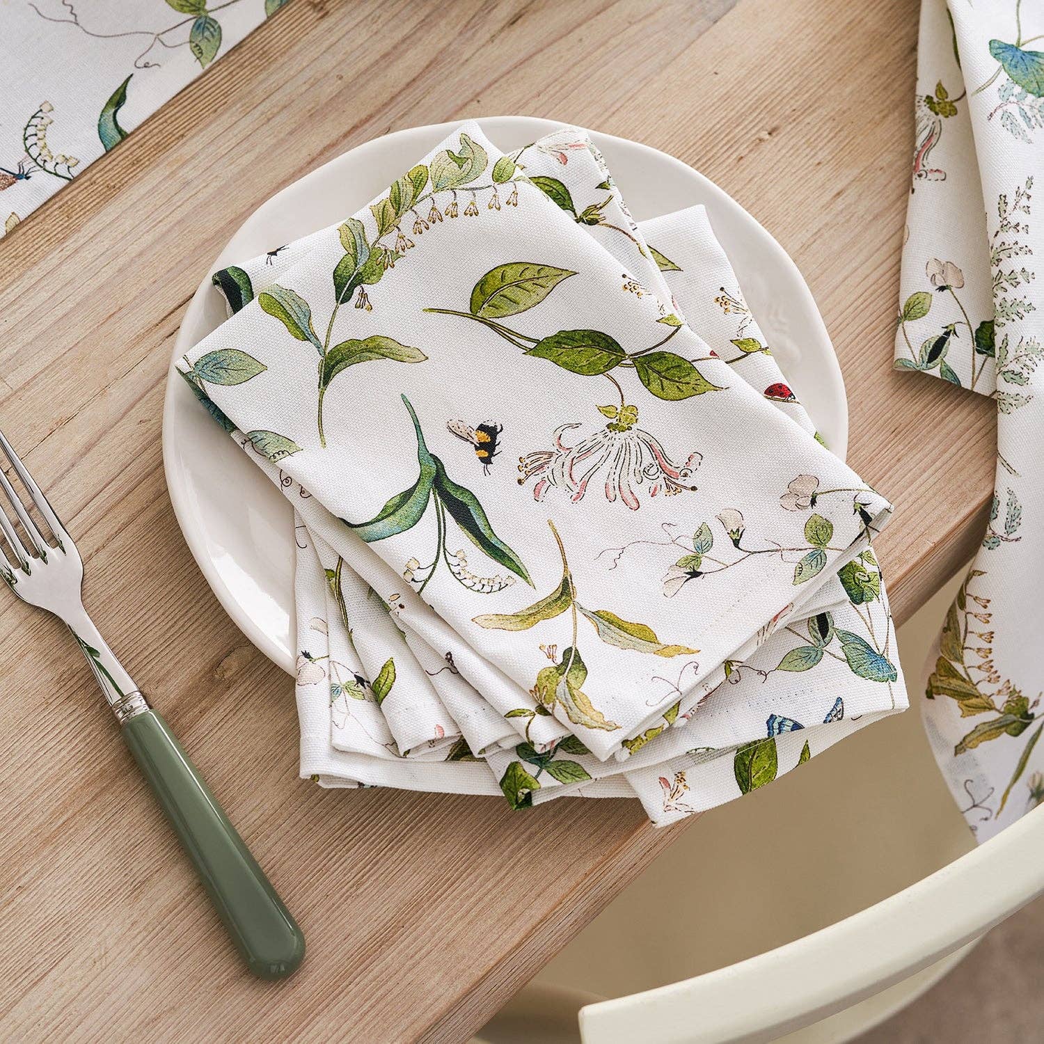 Sophie Allport – wholesale Dinner & cloth napkin – Wild Floral Napkins (Set of 4)0