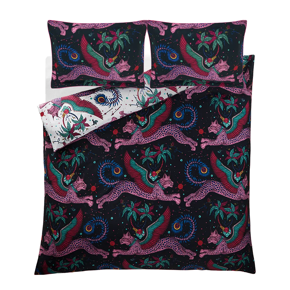 Marine/wit Lynx beddengoedset - maten VK/EU voor groothandel op Faire9