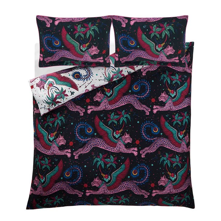 Marine/wit Lynx beddengoedset - maten VK/EU voor groothandel op Faire9