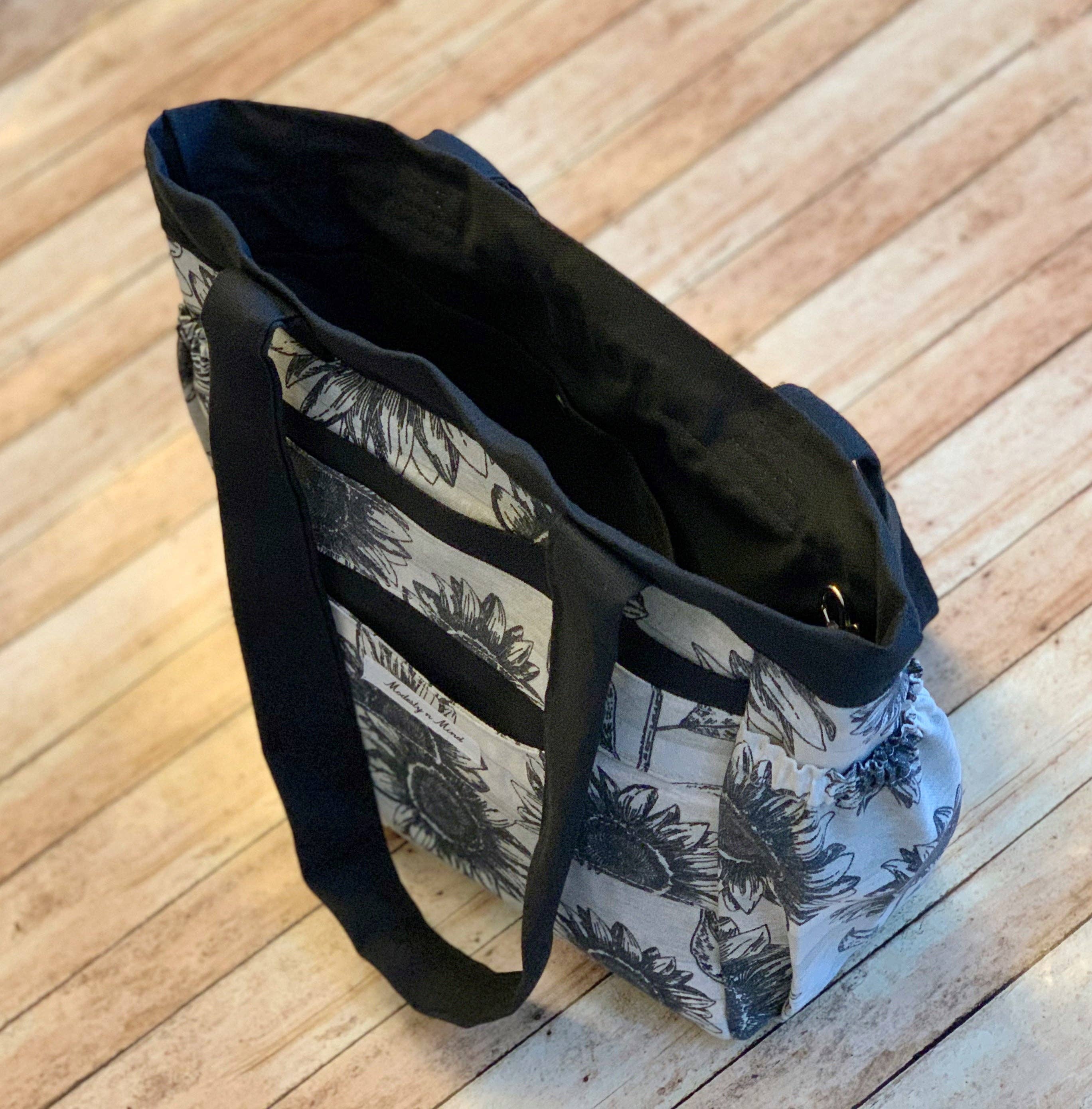 Modesty n Mind - Wholesale Tote Bag - Women's - Sunflower Mini Everything Tote4