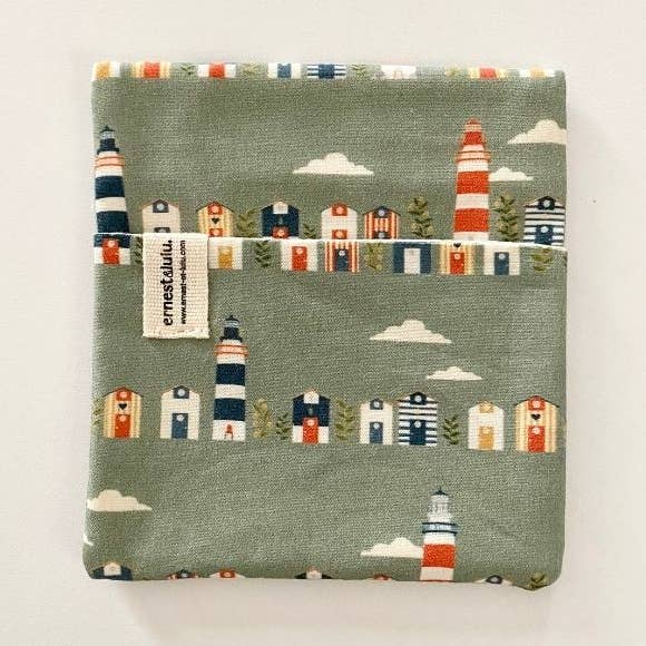 Lommetørklædeetui - Farve Strandhytter for engroshandel hos ernest&lulu