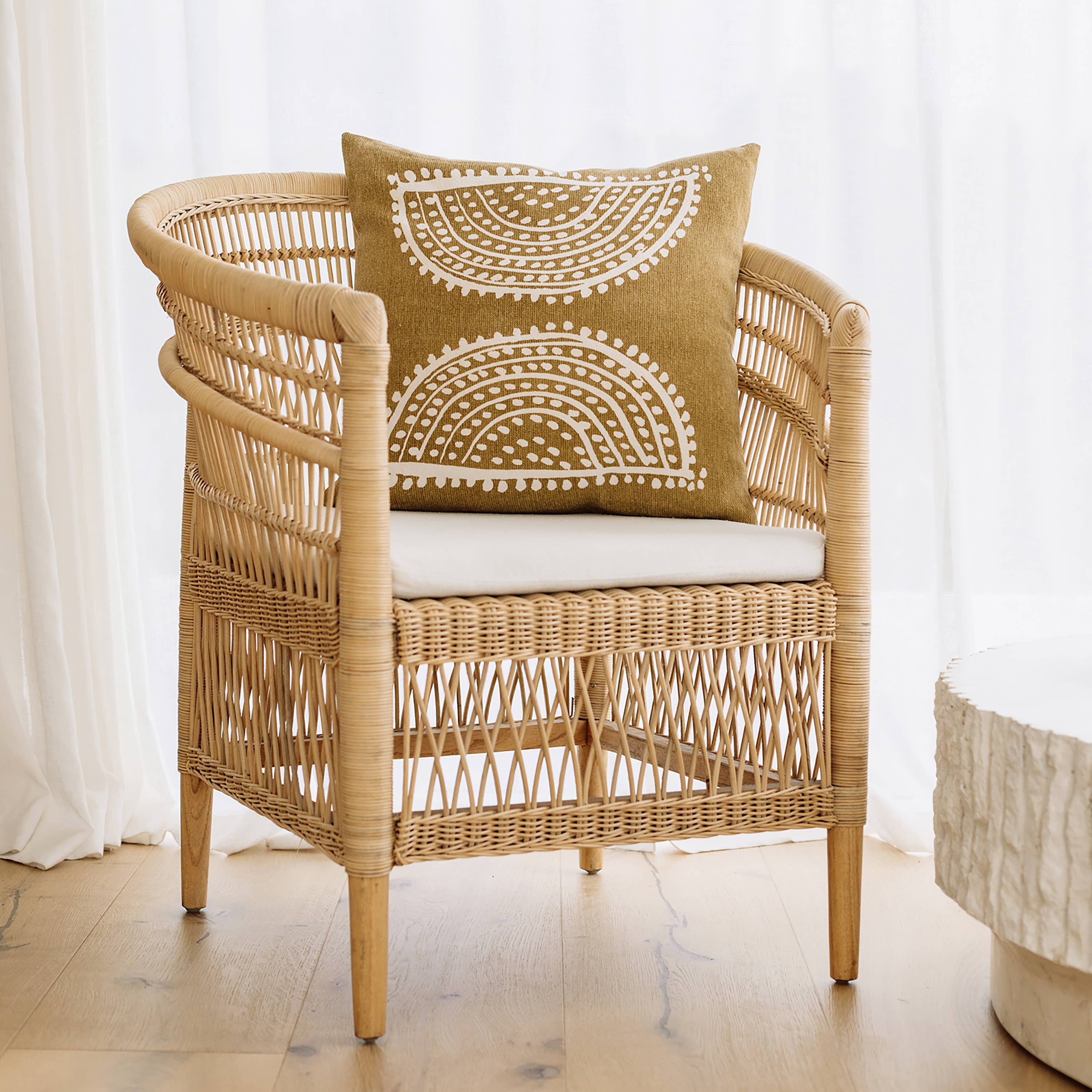 NAKI & SSAM INC. - Wholesale Throw Pillow Cover - Meraki Collection 20in. Square Gond Art Inspired Large17