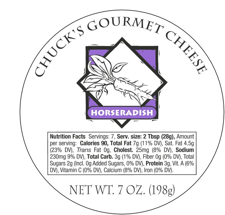 Chuck's Gourmet Cheese - Wholesale Cheese - Chuck's Gourmet Cheese Spread-Horseradish3