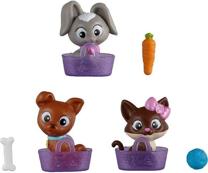 KIDDY-MOOV - Wholesale Figurine Toy - Kids - Barbie Mini-Figures Pets With Accessories1