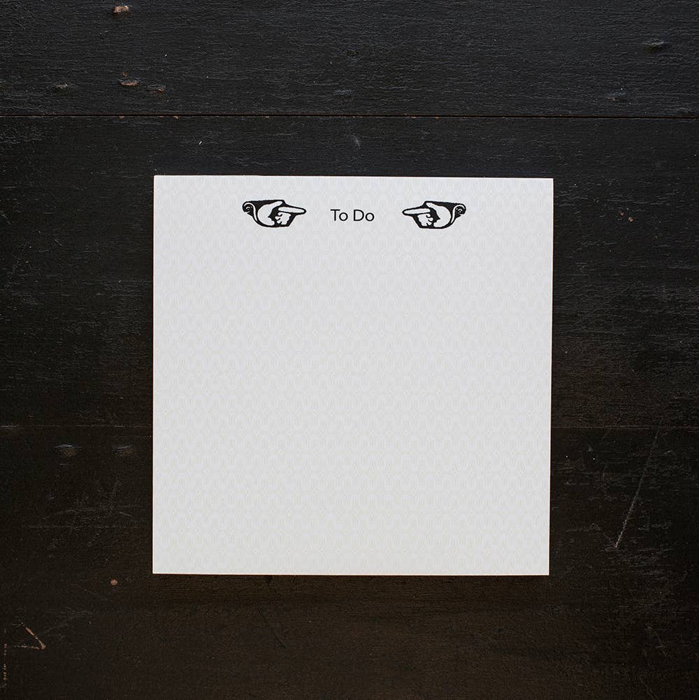 Ancesserie Letterpress - Vendita all'ingrosso Bloc notes - To Do Note Pad