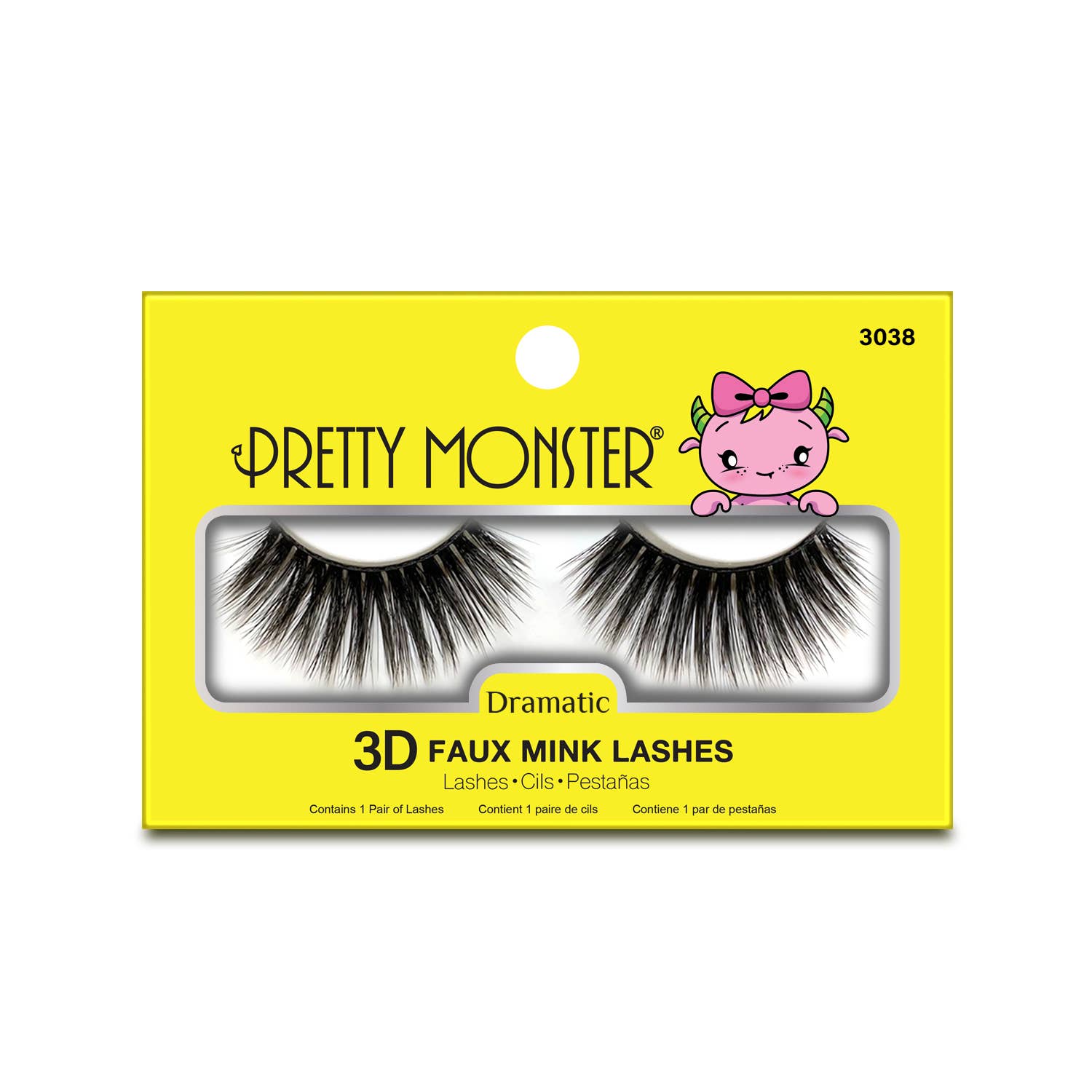 Rude Cosmetics – wholesale False/fake eyelashes – Pretty Monster Lashes Tabletop Display Set B, 108 pcs40