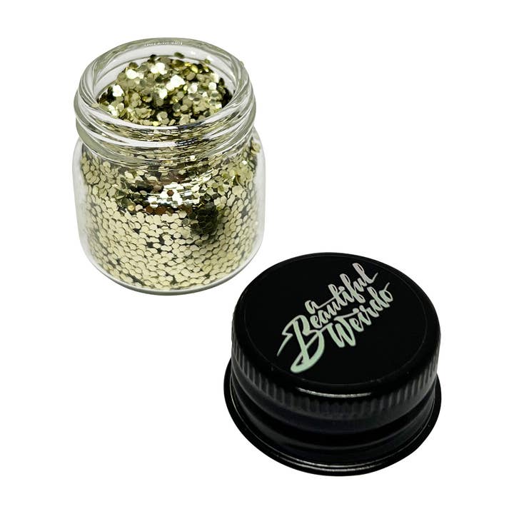 BOOGIE NIGHTS OURO ECO GLITTER - MÉDIO por atacado de A Beautiful Weirdo™️ Eco Glitter