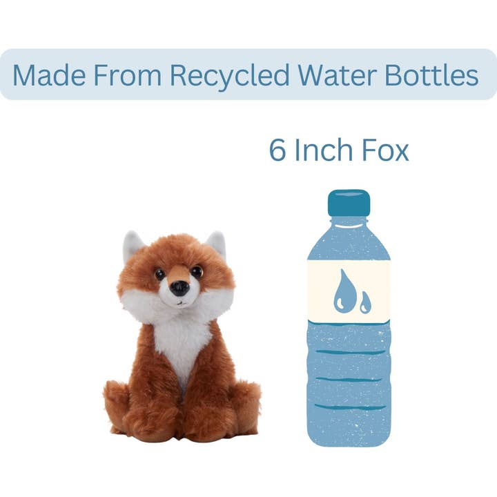 The Petting Zoo - Wholesale Stuffed/Plush Toy - Kids & Baby - Wild Onez Fox Babiez 6" (14cm) Wild Life3