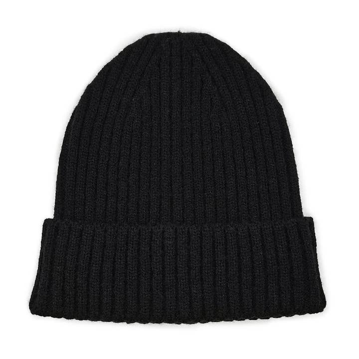 Do Everything In Love® - Wholesale Beanie - Women's - Solid Ribbed Cuff Beanie - Cable-Knit Pattern