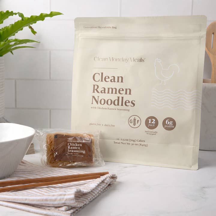 Clean Ramen Noodles for wholesale by Clean Monday Meals