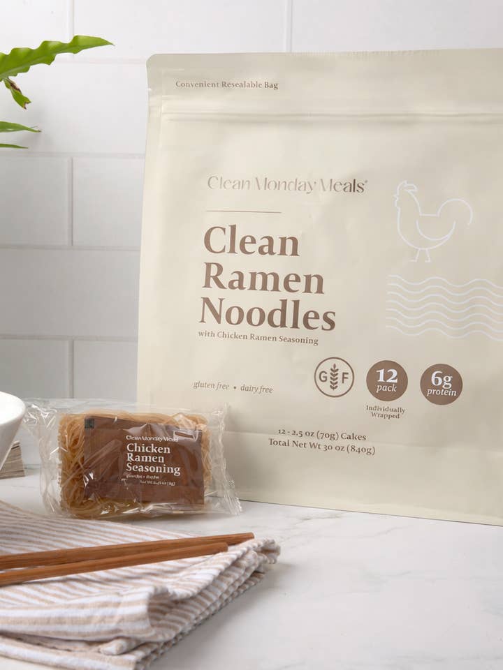 Clean Ramen Noodles for wholesale by Clean Monday Meals