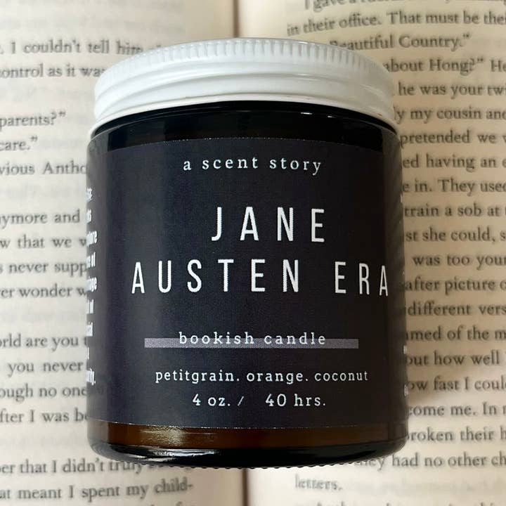 Jane Austen Era - Bookish Candle | Ljus med boktema för wholesale av A Scent Story Candle Co