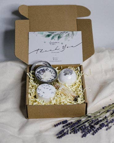Lensik I&V - Wholesale Bath & Body Set - Lavender spa set, gift box, Birthday gift, Christmas gift 2