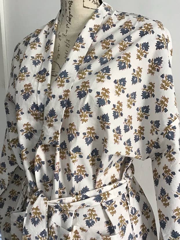 natural habitat - Wholesale Robe - Women's - Robe Silvia Blue1