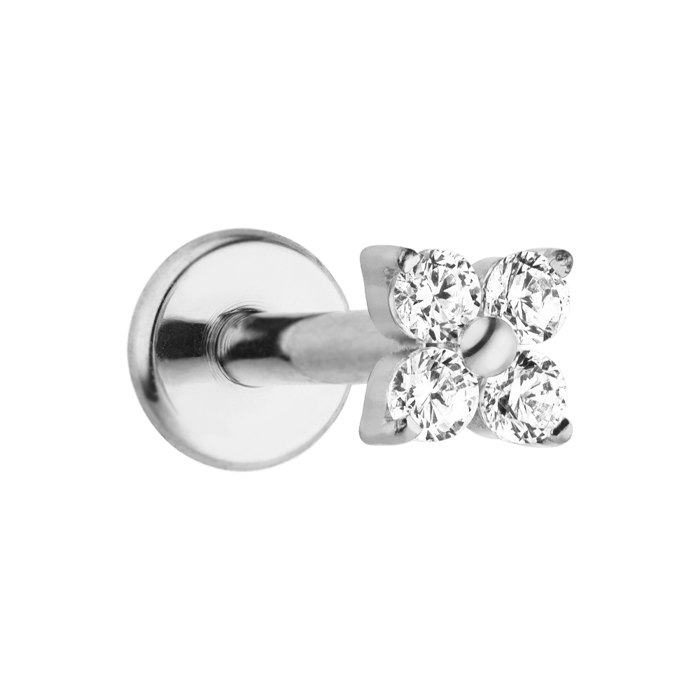 Schmuckgroßhandel - Wholesale Single Earring - Cute Four Piercing | Titanium5