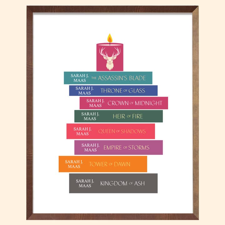 Chapter & Craft Studio - Wholesale Art Print - Throne of Glass Books Art Print0