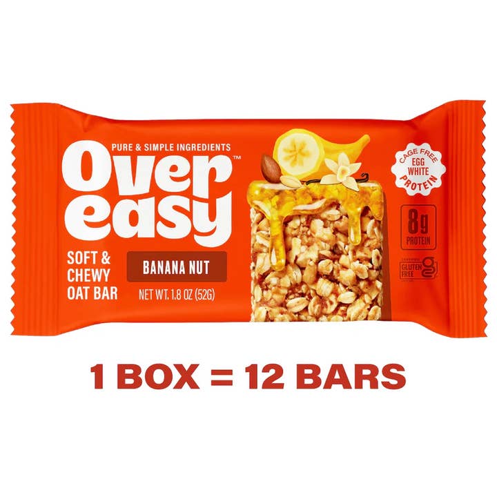 Over Easy - Wholesale Snack Bar - Over Easy: Banana Nut Breakfast Bar2