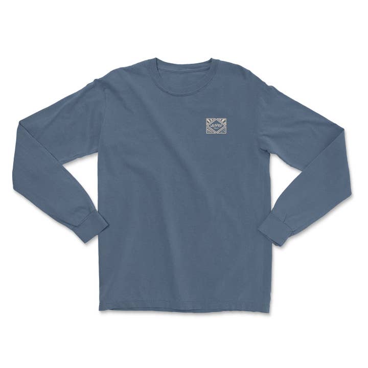 Trail Bent Long Sleeve (Denim) for wholesale by The WildPier