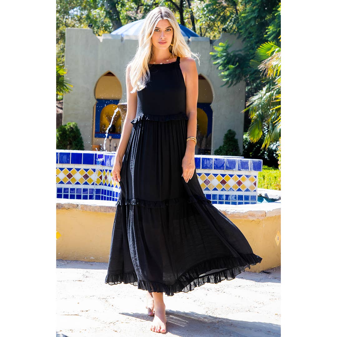 SW550 SMOCKED HALTER DRESS for wholesale by Sweet Lovely by Jen