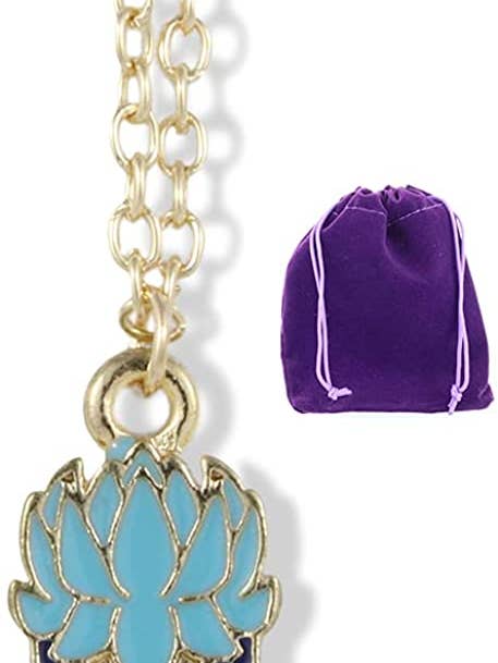 Cactus, collana con ciondolo a forma di cactus, regalo per donne adolescenti e uomini, Arizona, ciondolo a forma di cactus, decorazione succulenta, pianta blu di aloe vera in vaso blu per la vendita all'ingrosso da parte di Dave The Bunny