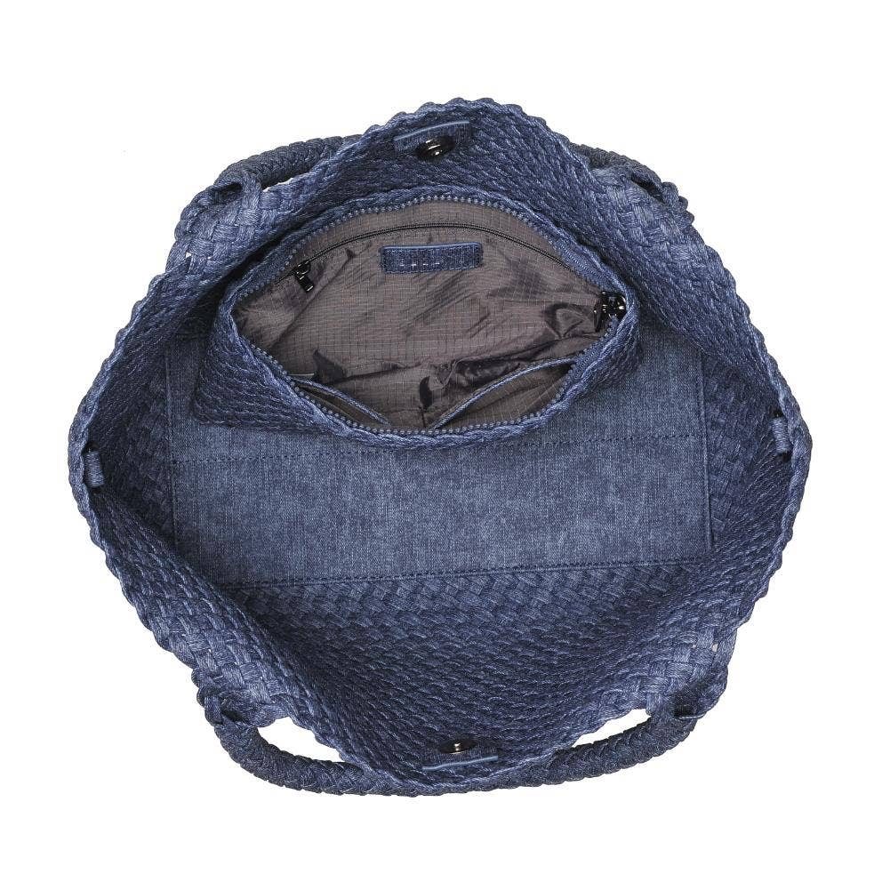 Sol and Selene - Vendita all'ingrosso Borsa tote - Donna - Borsa Media in Neoprene Intrecciato "Sky's The Limit"163