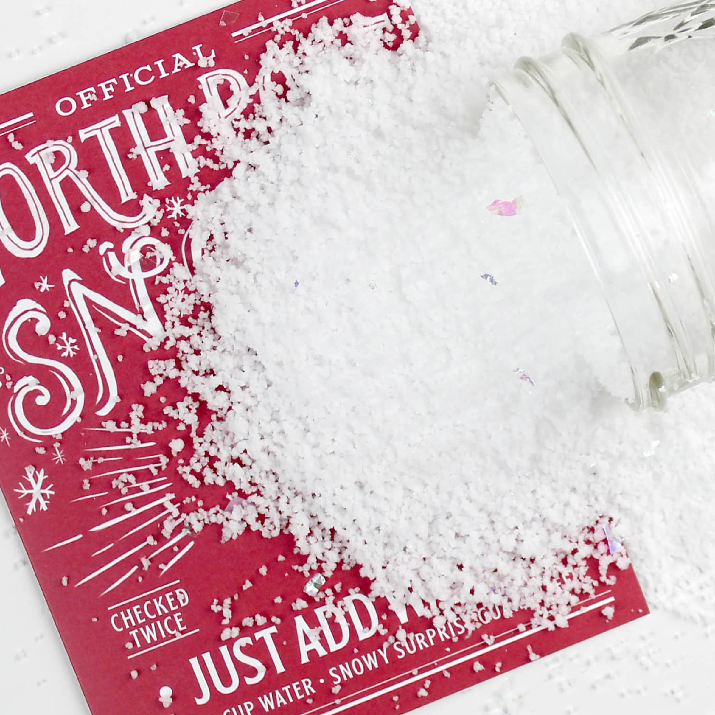 Inklings Paperie – postal de Natal por atacado – Cartão de Neve - Enviar uma Bola de Neve (Vermelho) - Feriado3