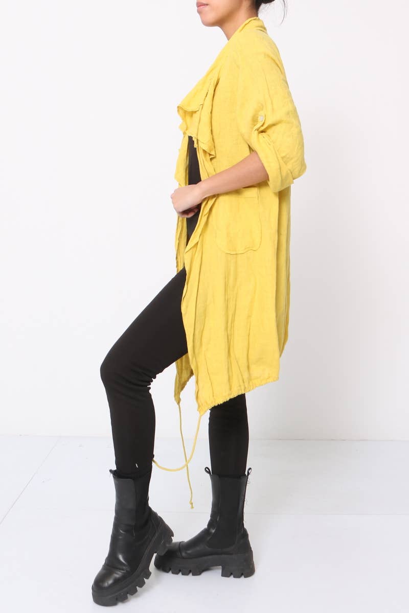 LÉA & LUC - Wholesale Outerwear Vest - Women's - 100% Linen Vest REF. 967911