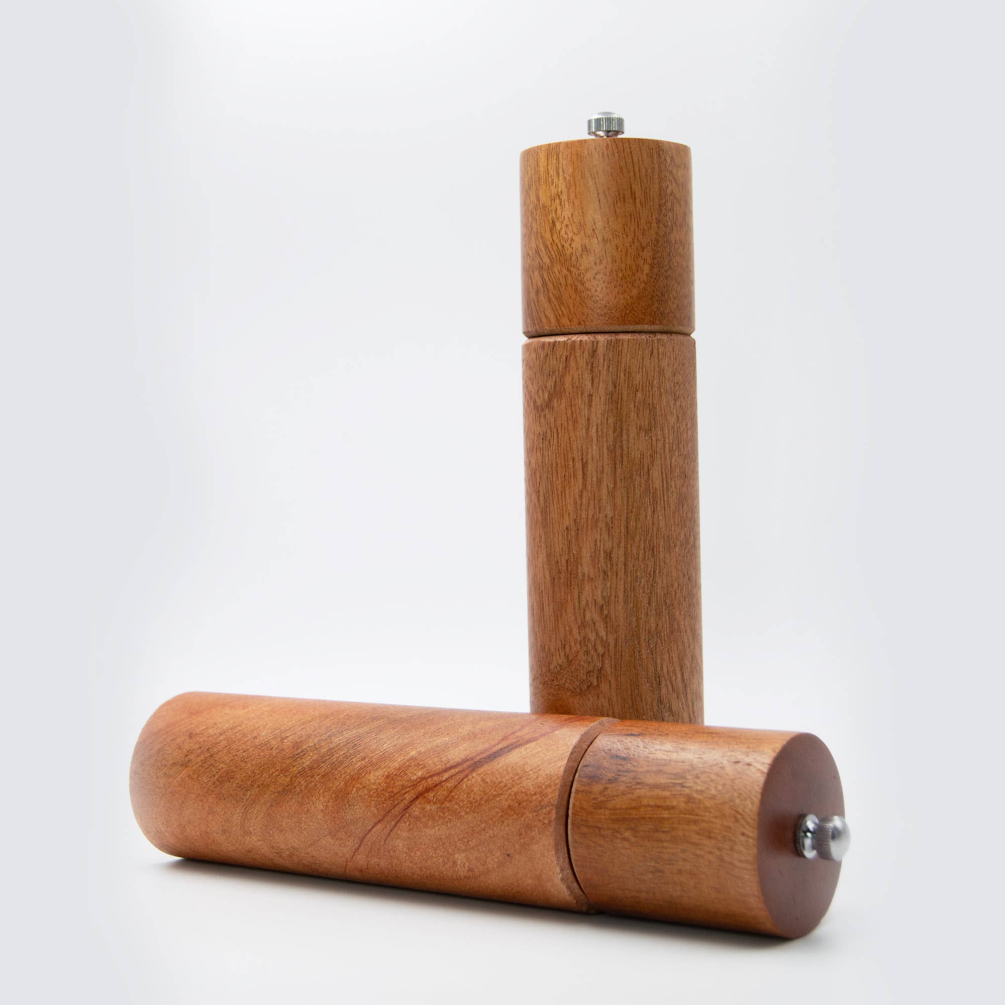 Heritage Lace - Wholesale Spice Mill - Artisan Wood Natural Mango Salt & Pepper Mill Set of 2 2