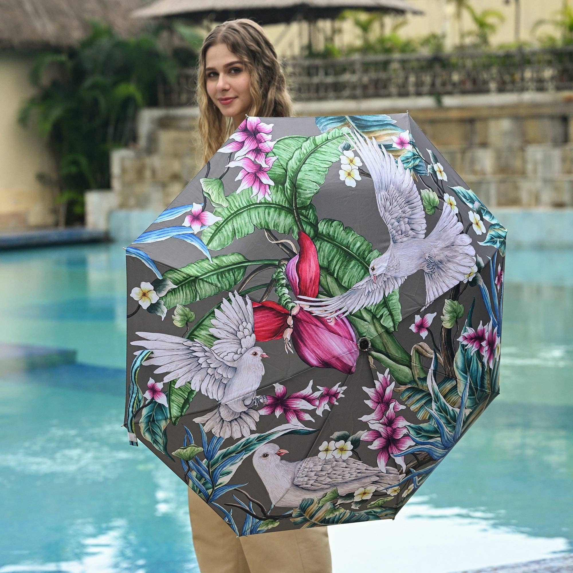 Anuschka Europe – wholesale Umbrella – Women's – Auto Open/ Close Printed Umbrella - 31004