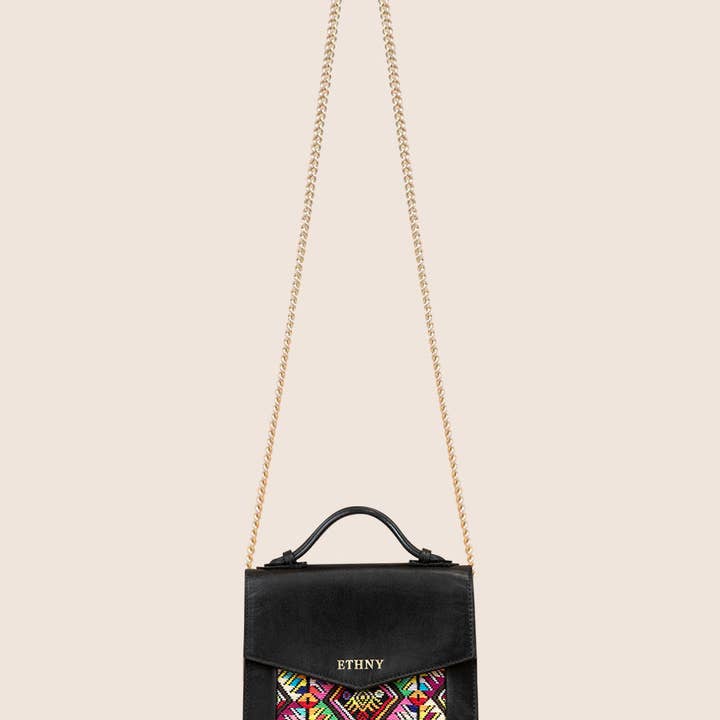 Ethny - Wholesale Top Handle Bag - Women's - María Mini Bag - Black