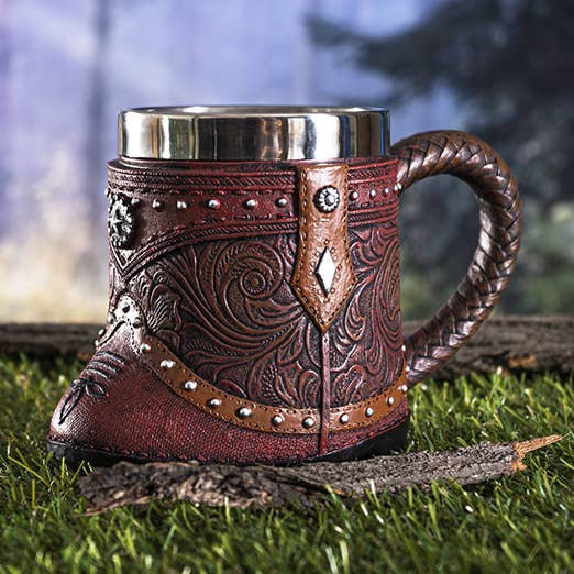 Western Cowboy Boot Mug for wholesale by Pacific Trading