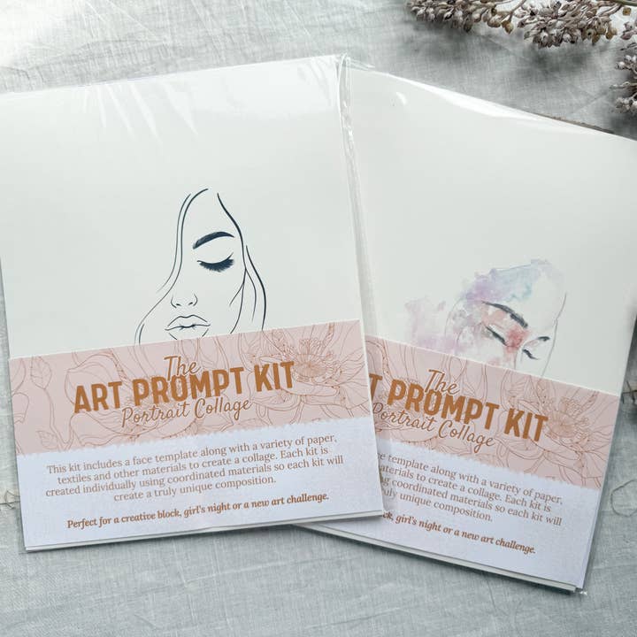 Art Prompt Kit- Portrait for wholesale by A House of Books