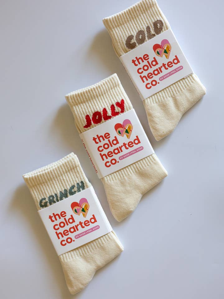 The Cold Hearted Collective - Wholesale Socks - Unisex - Jolly Af Socks3