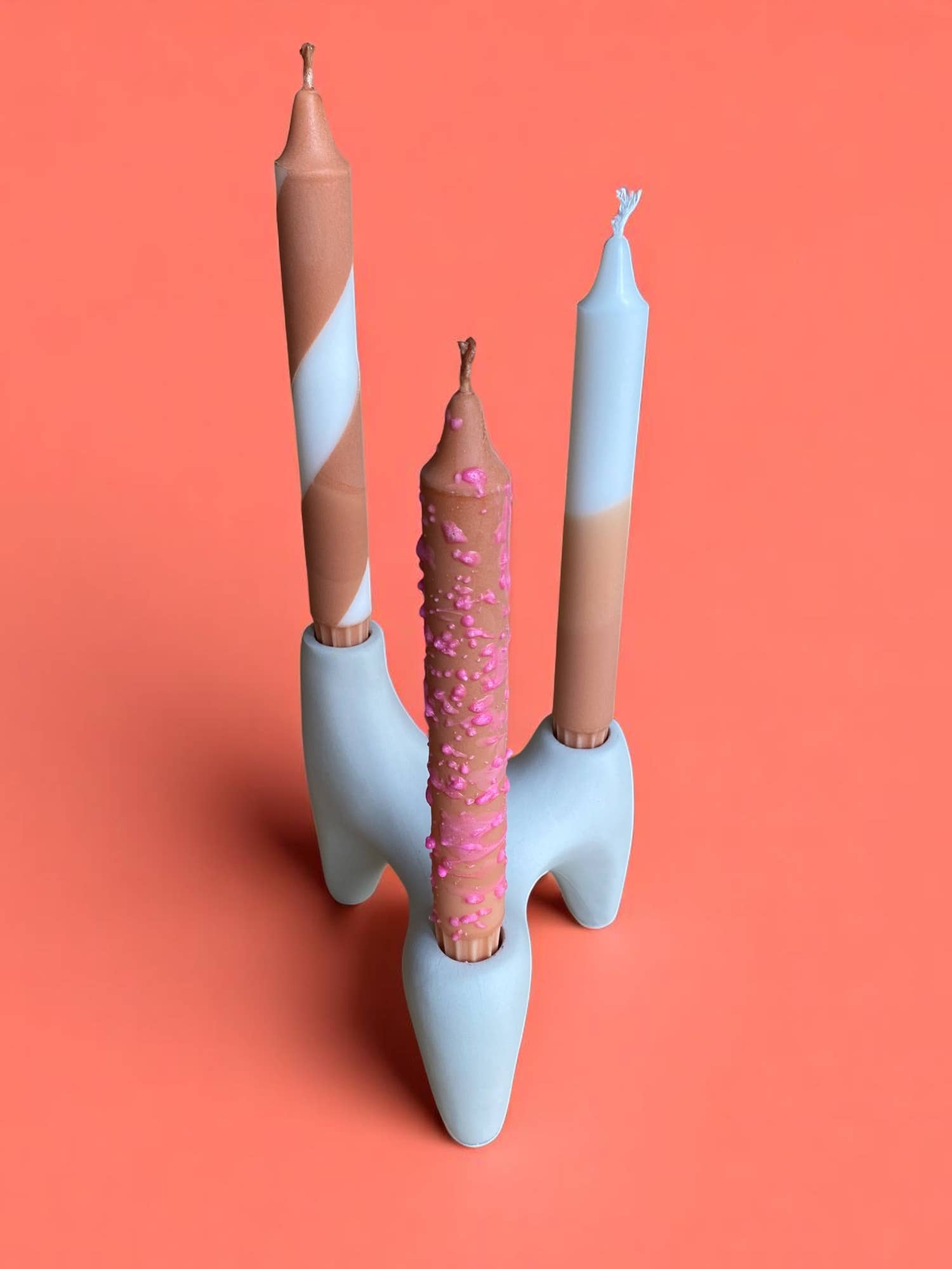 Kupkup HB. - Fi Design Studio Co. - Wholesale Pillar Candle - Joyful Glow | Chocolate Cake Tapper Candle | 2.3x20 cm 35