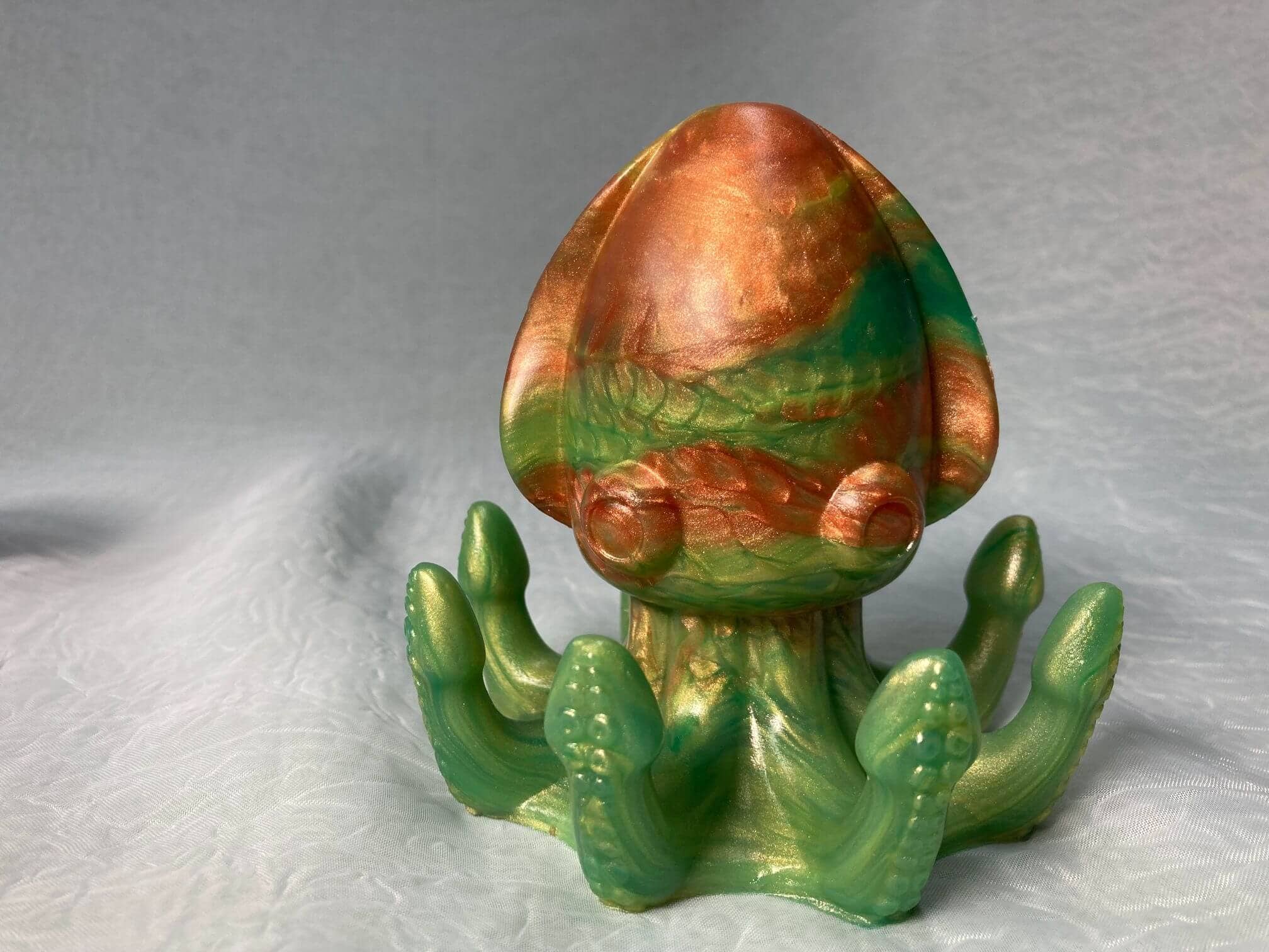 Something Squishy Toys - Wholesale Sex Toy - Squid - Multi-Color Silicone Butt Plug, Med Firmness6