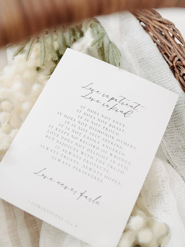 Christliche Jubiläumskarte mit Schriftdesign für den Großhandel von TheGoodStop