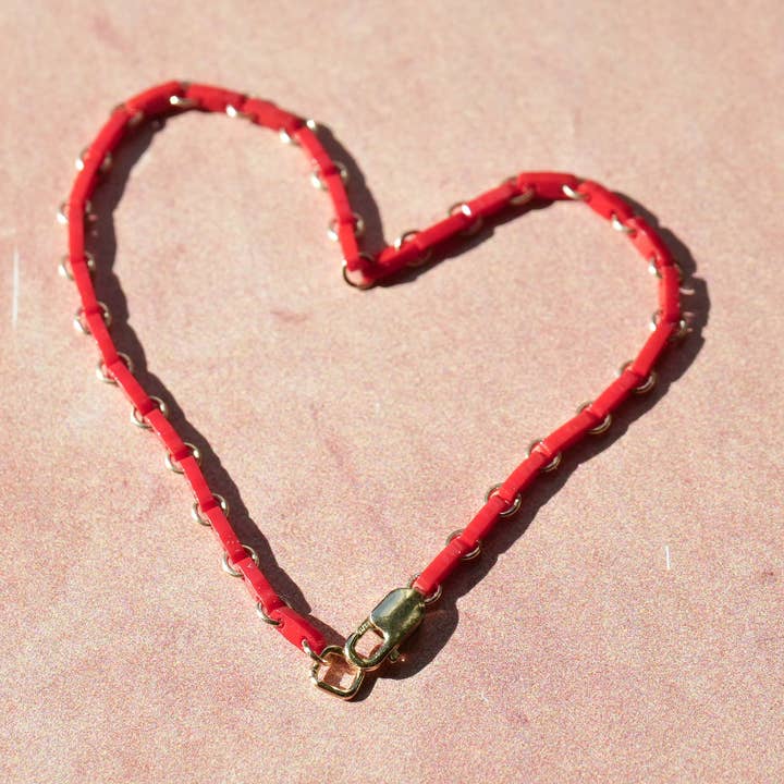 Bracciale Grace - Rosso - Edizione limitata per la vendita all'ingrosso da parte di So Niice