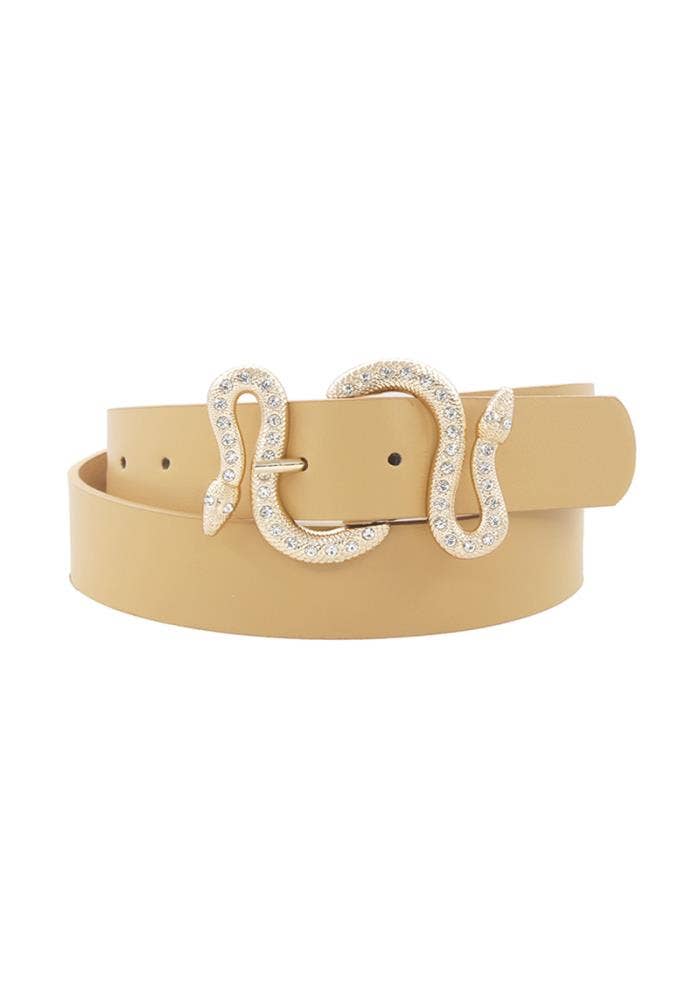 anbfashion – wholesale Belt – Women's – SWIRL SNAKE BUCKLE BELT IW-330130